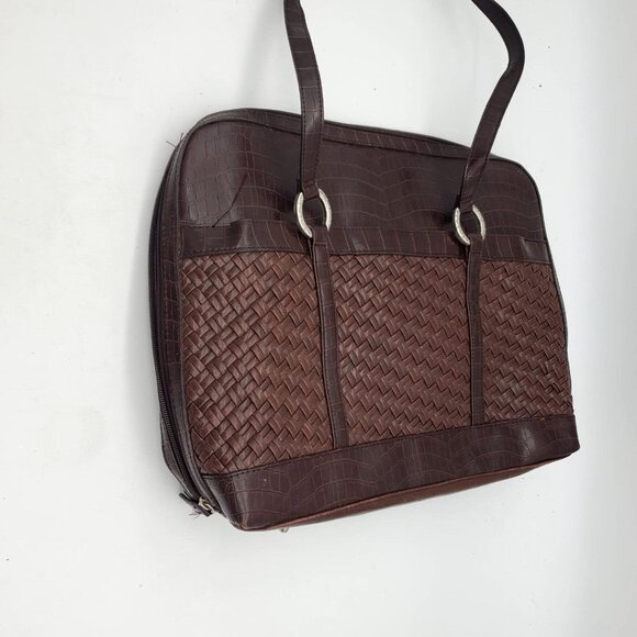 Coldwater Creek Brown Briefcase/Laptop Bag - Picture 8 of 12